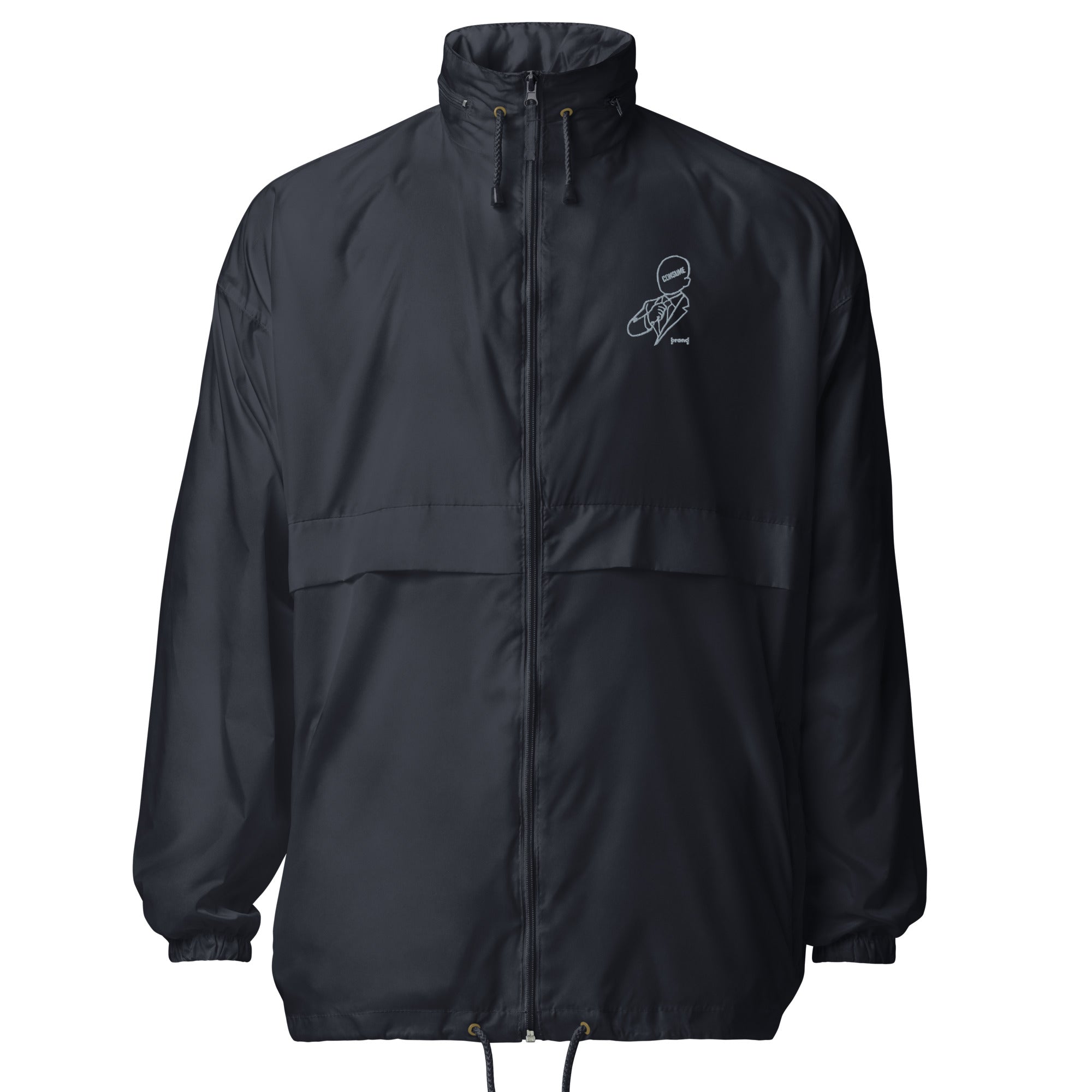 CONSUME Anti-Corporate Unisex windbreaker