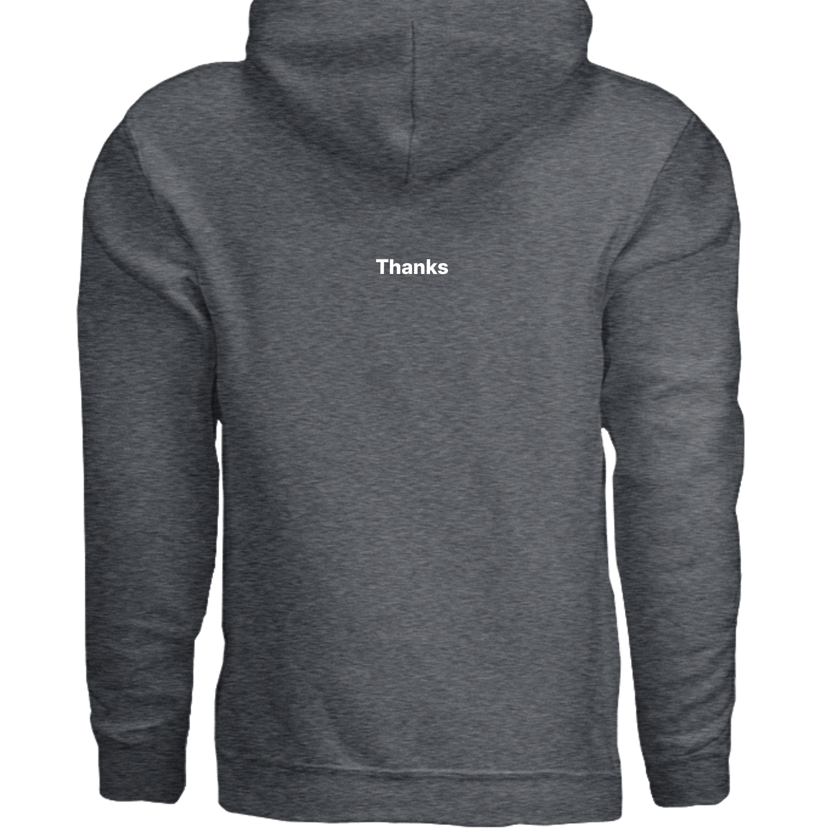 DARK HEATHER - G185 - BACK