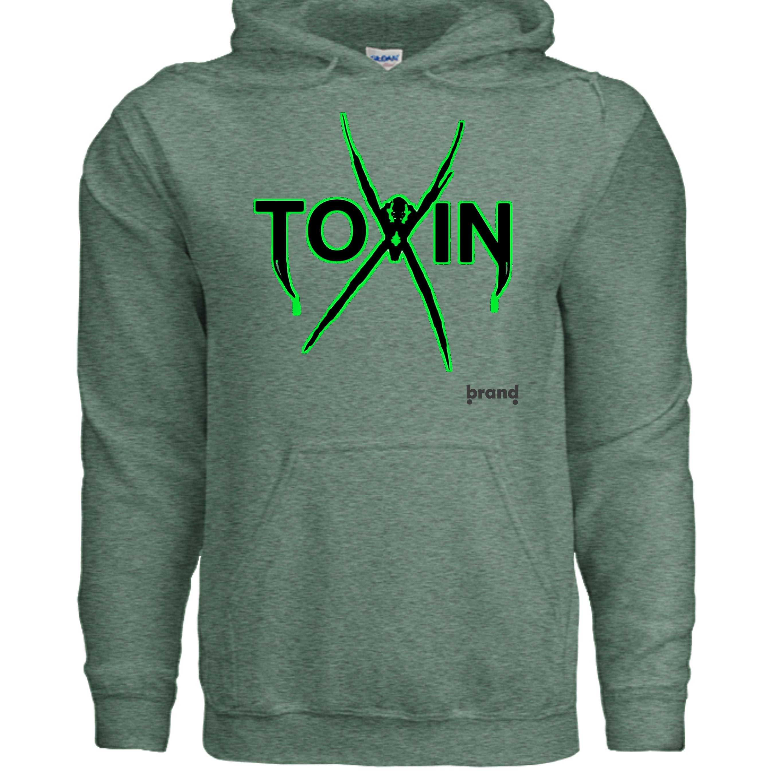 Heather Sport Dark Green - G185 - FRONT