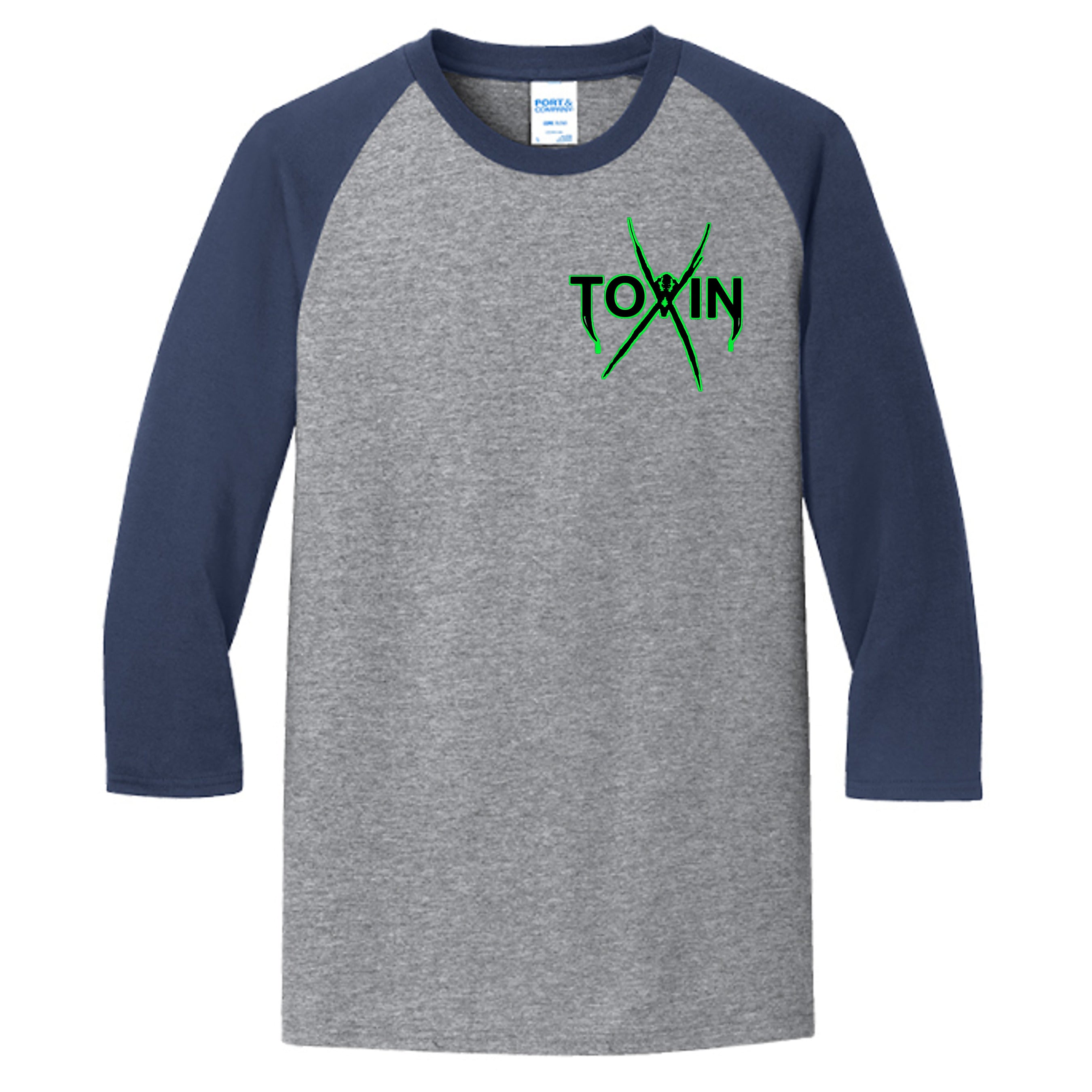 Athletic Heather/ Navy - PC55RS - FRONT