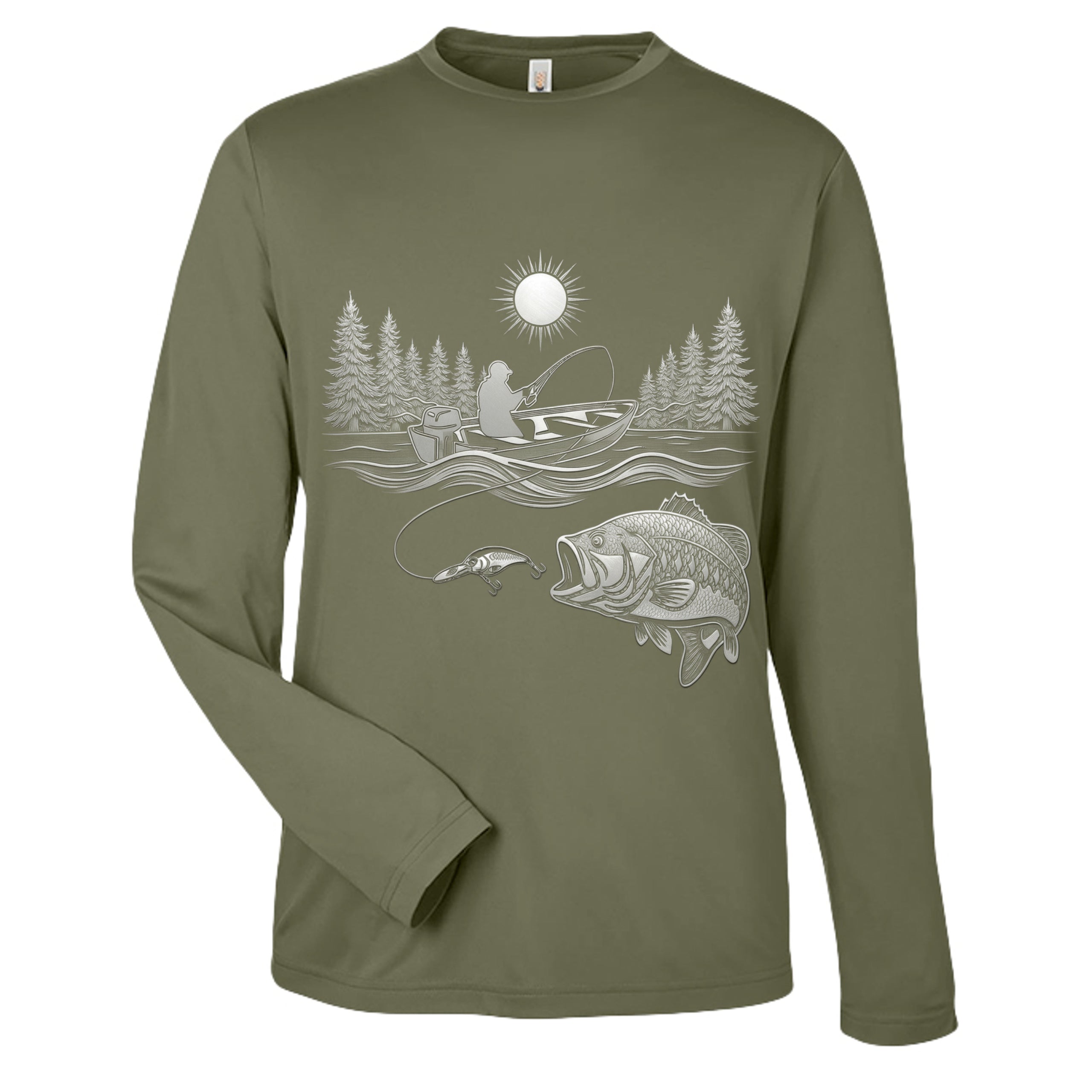 Bass Fishing Sun Shirt