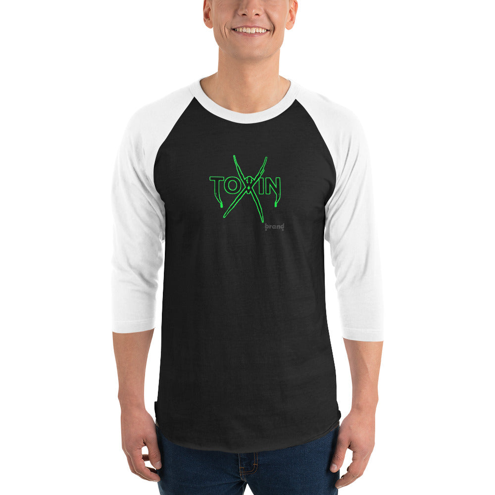 Toxin Custom Outdoors 3/4 sleeve raglan shirt