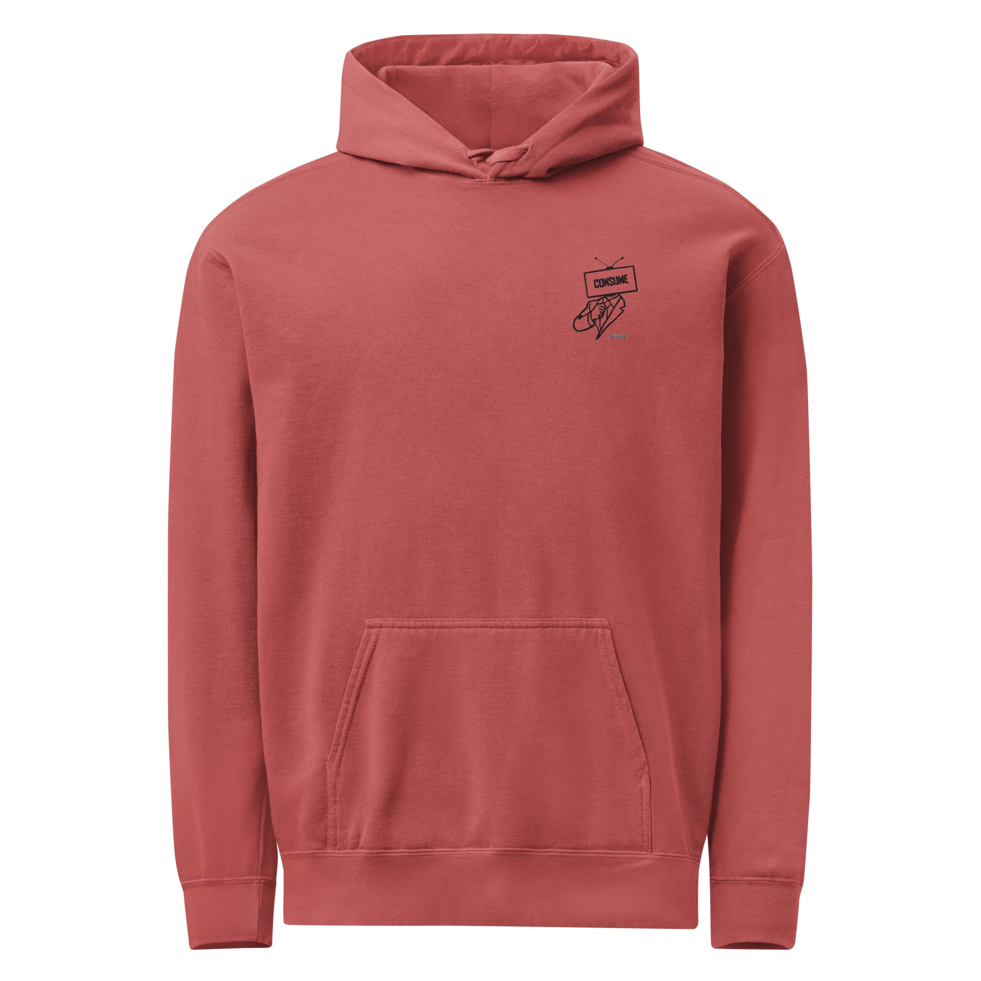 CONSUME Binge-Watch Unisex garment-dyed hoodie